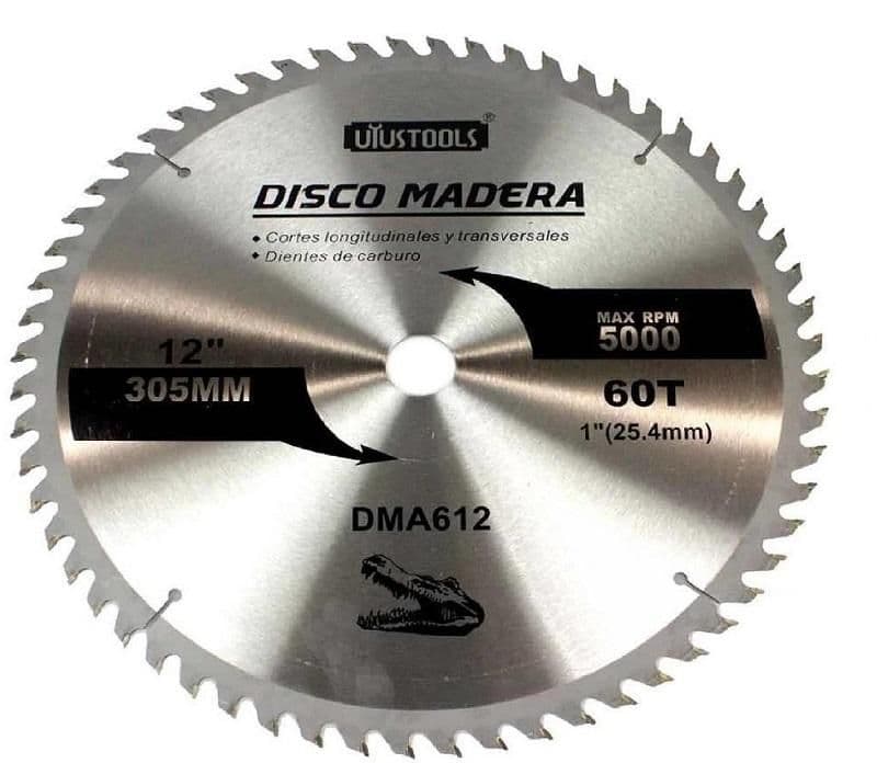 DISCO MADERA 12" X 40T UYUSTOOLS
