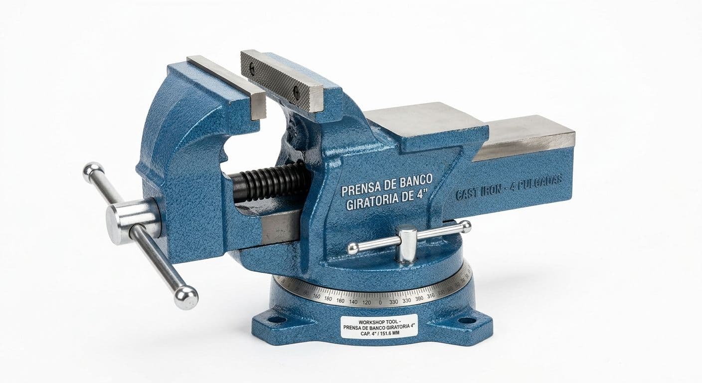 PRENSA DE BANCO GIRATORIA DE 4"