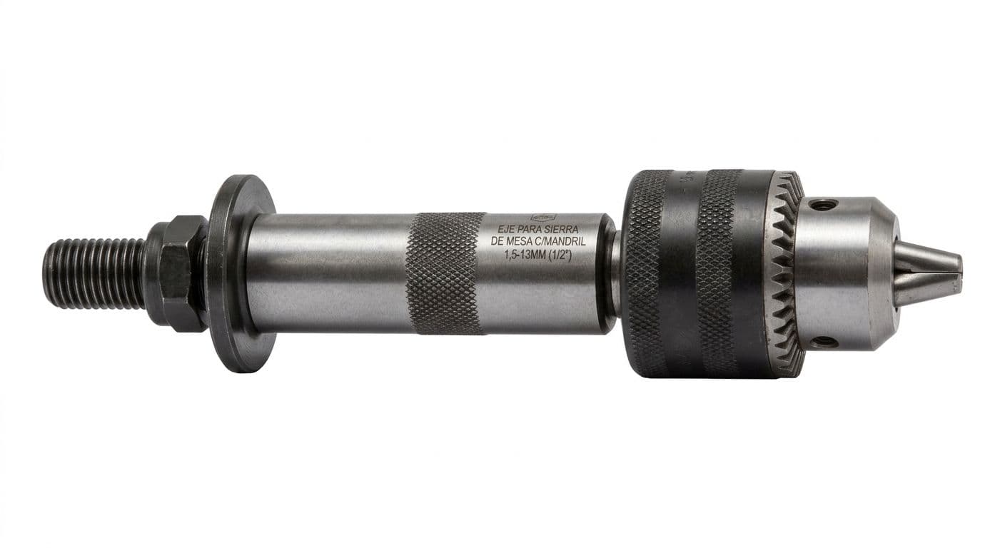 EJE PARA SIERRA DE MESA C/MANDRIL 1,5-13MM (1/2")