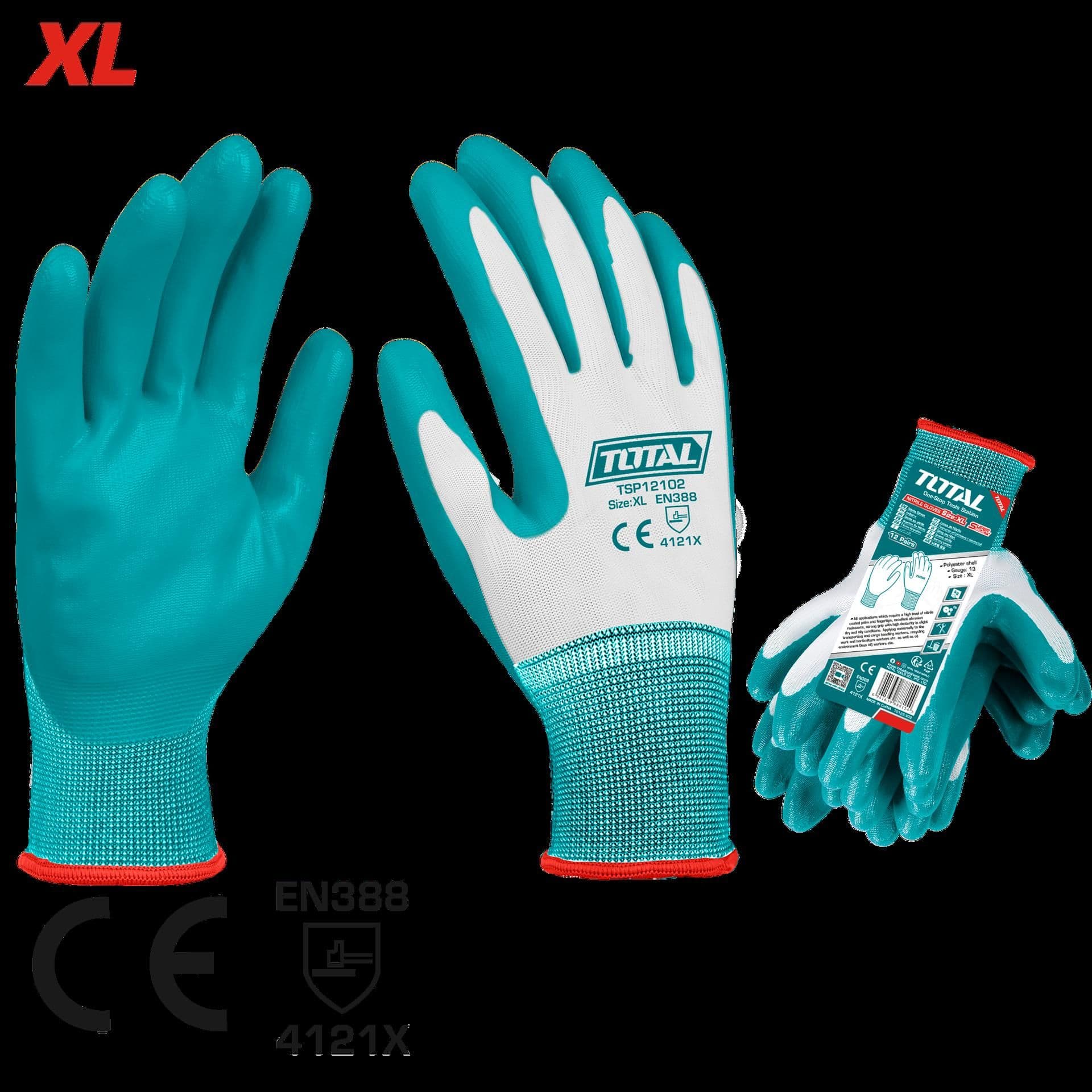 GUANTE DE NITRILO XL TOTAL