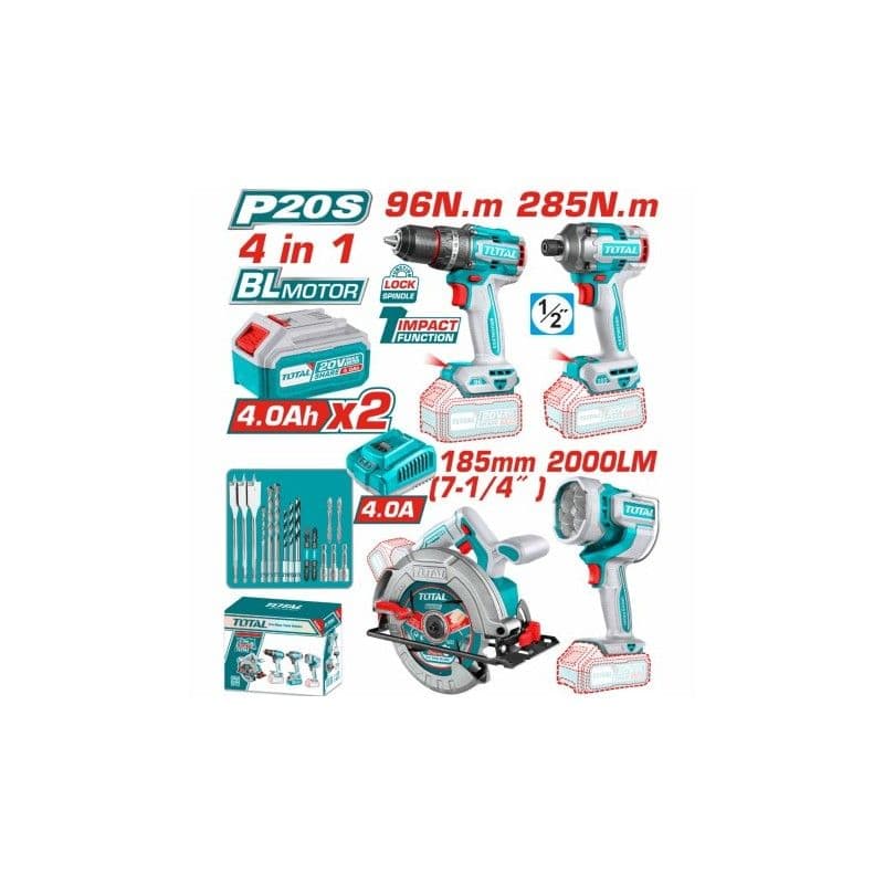 CORDLESS 4 PCS COMBO KIT