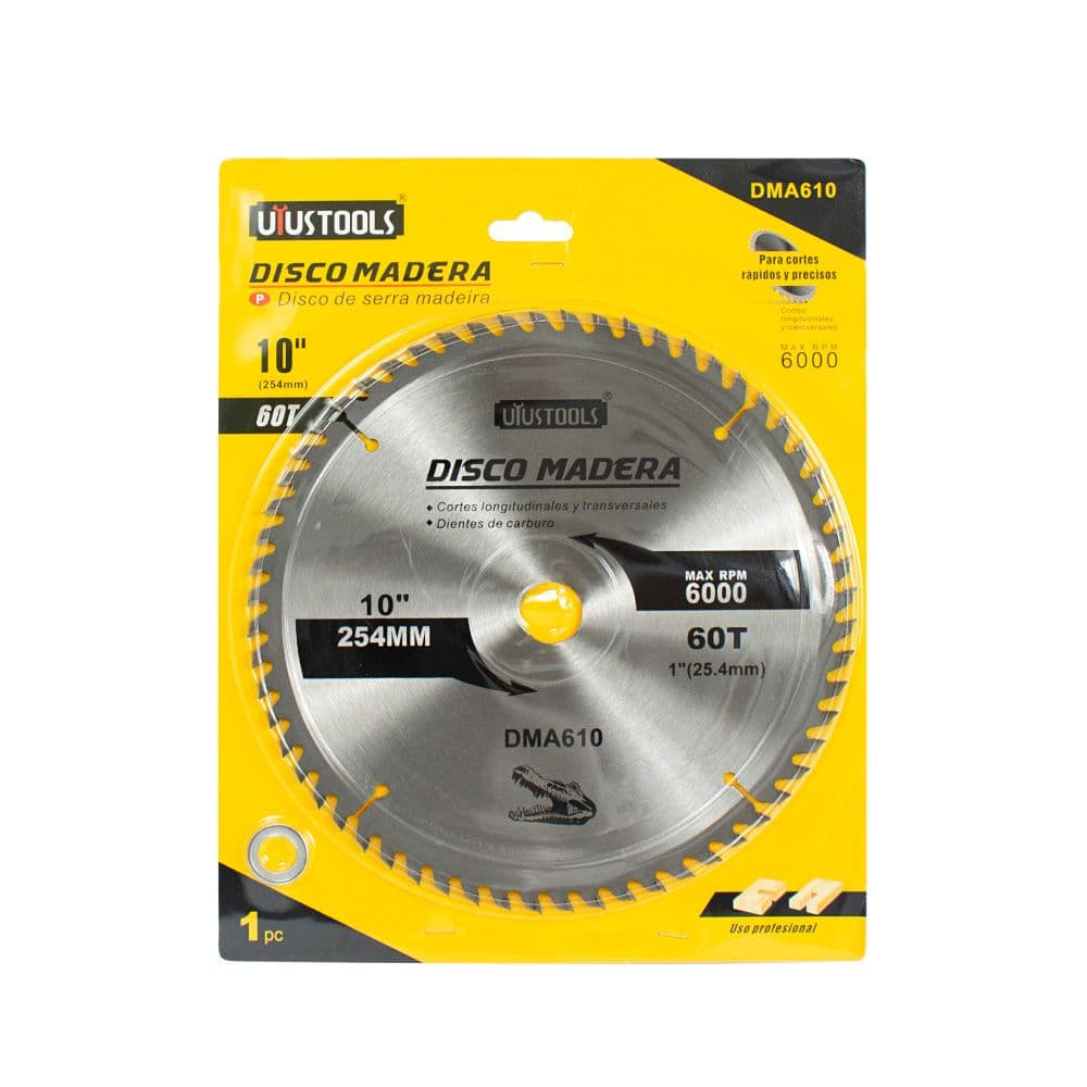 DISCO MADERA 16" X 40T UYUSTOOLS