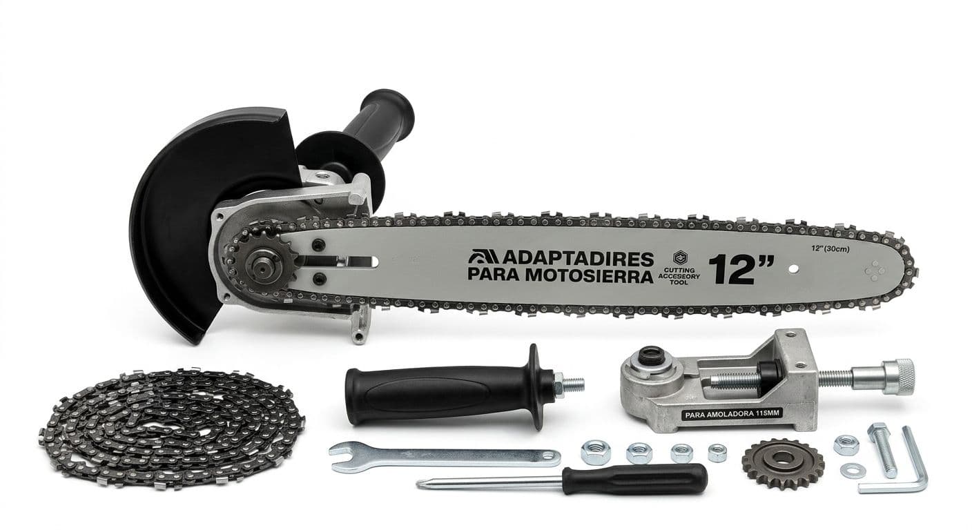 ADAPTADORES PARA MOTOSIERRA 12" CON AMOLADOR 115MM UYU