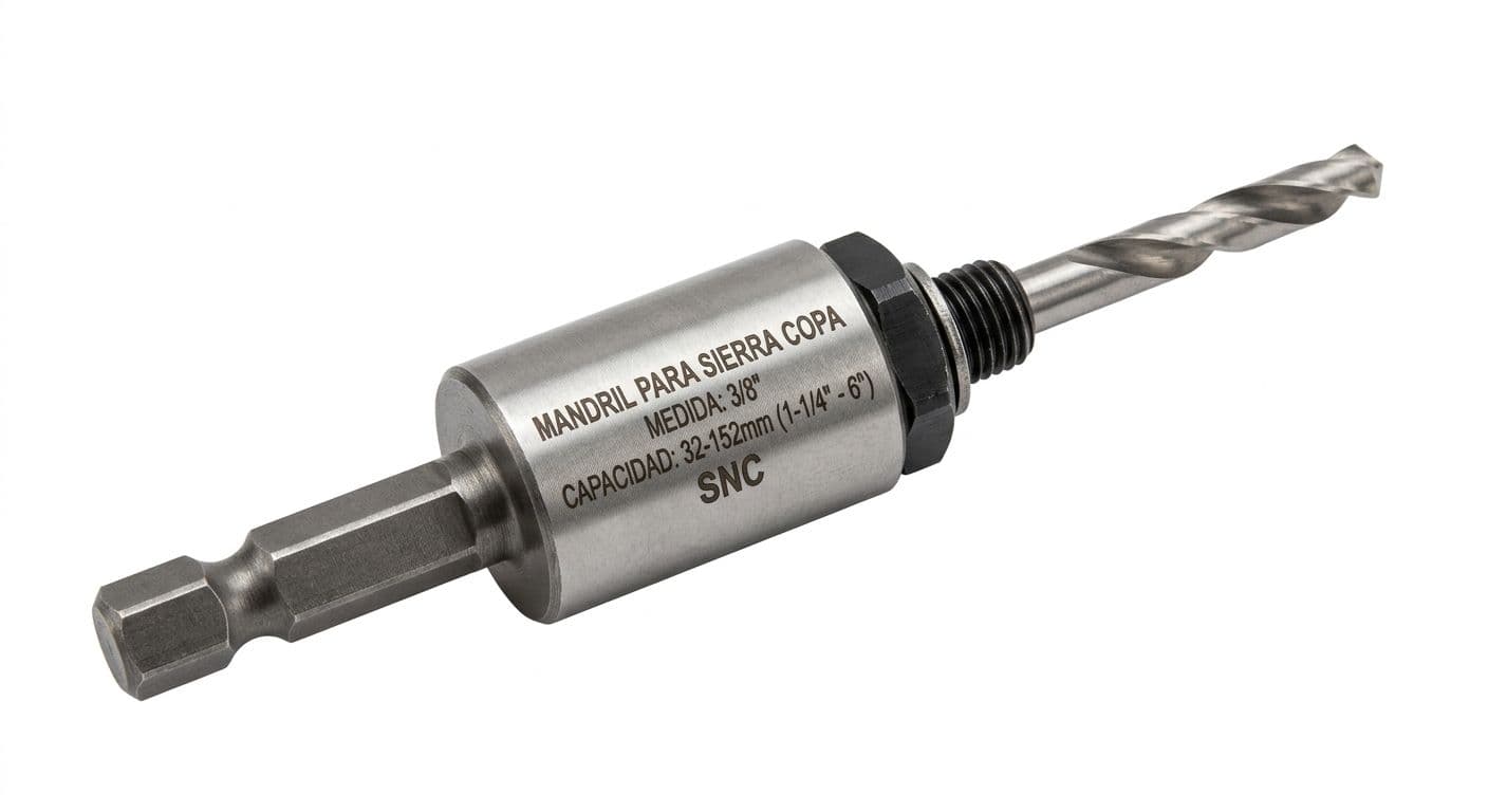 MANDRIL PARA SIERRA COPA 3/8" (32-152mm)