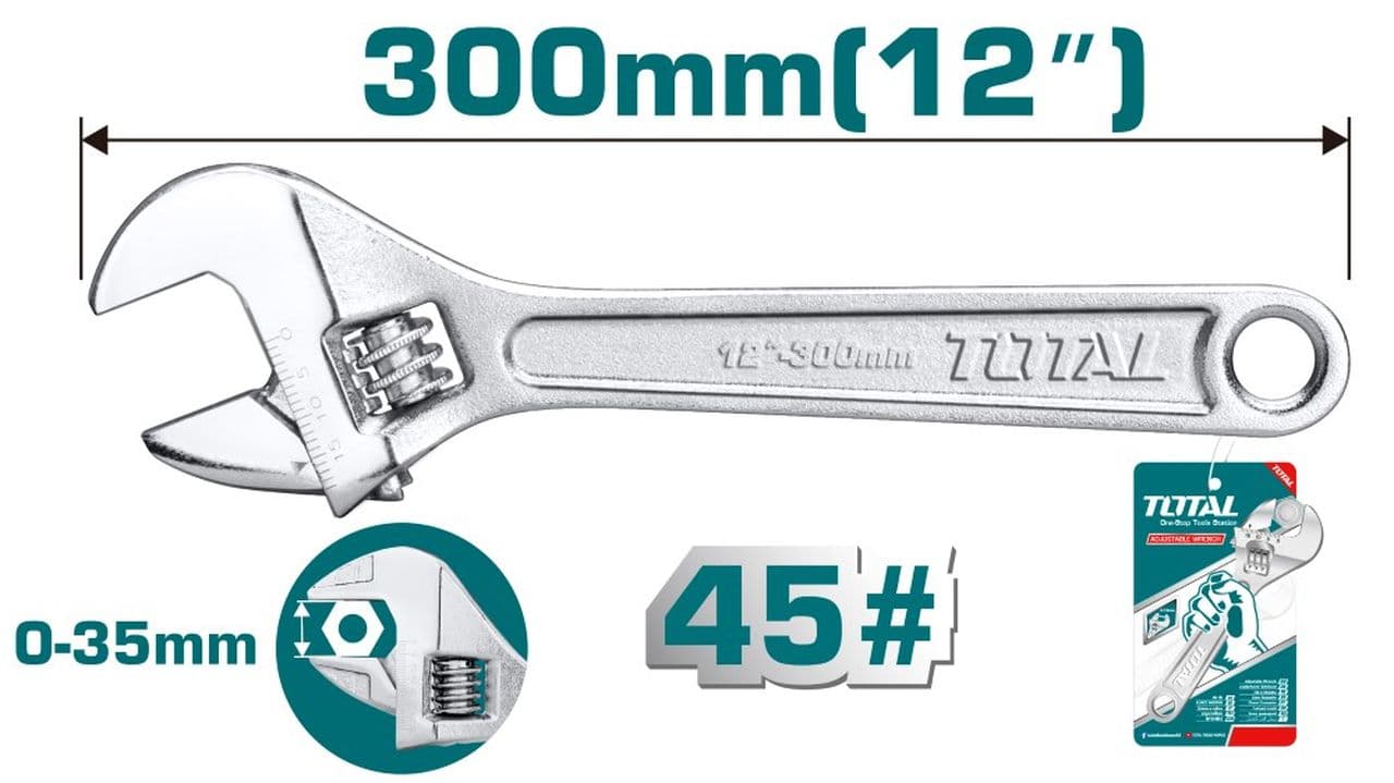 LLAVE AJUSTABLE 12" (300MM)