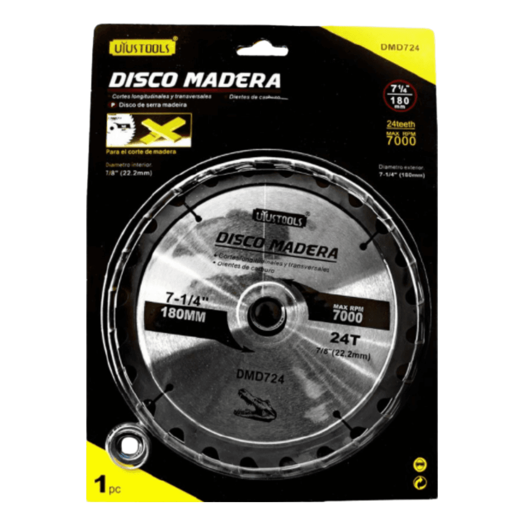 DISCO MADERA D 180 X 40T UYUSTOOLS
