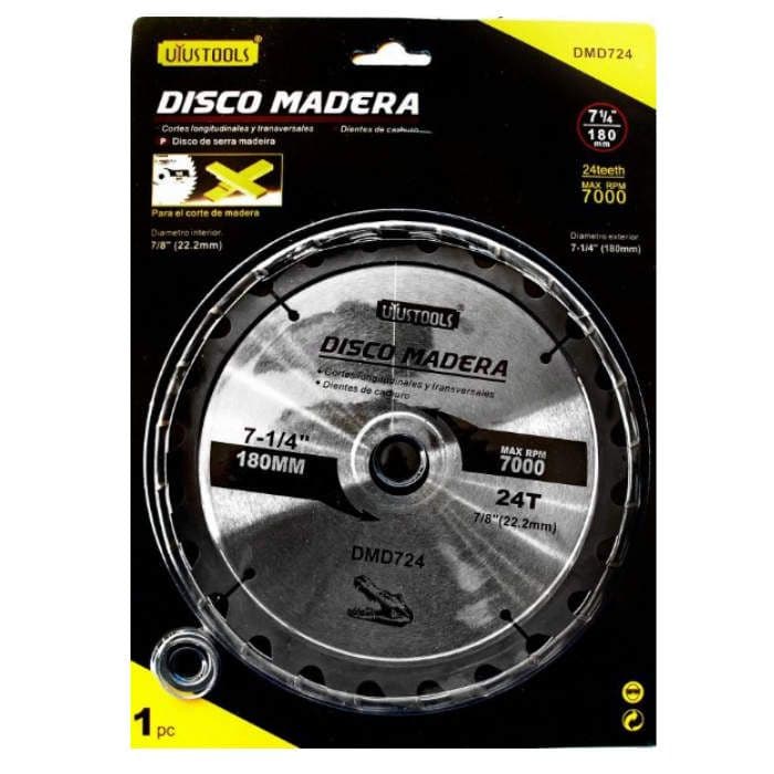 DISCO MADERA 180X24T