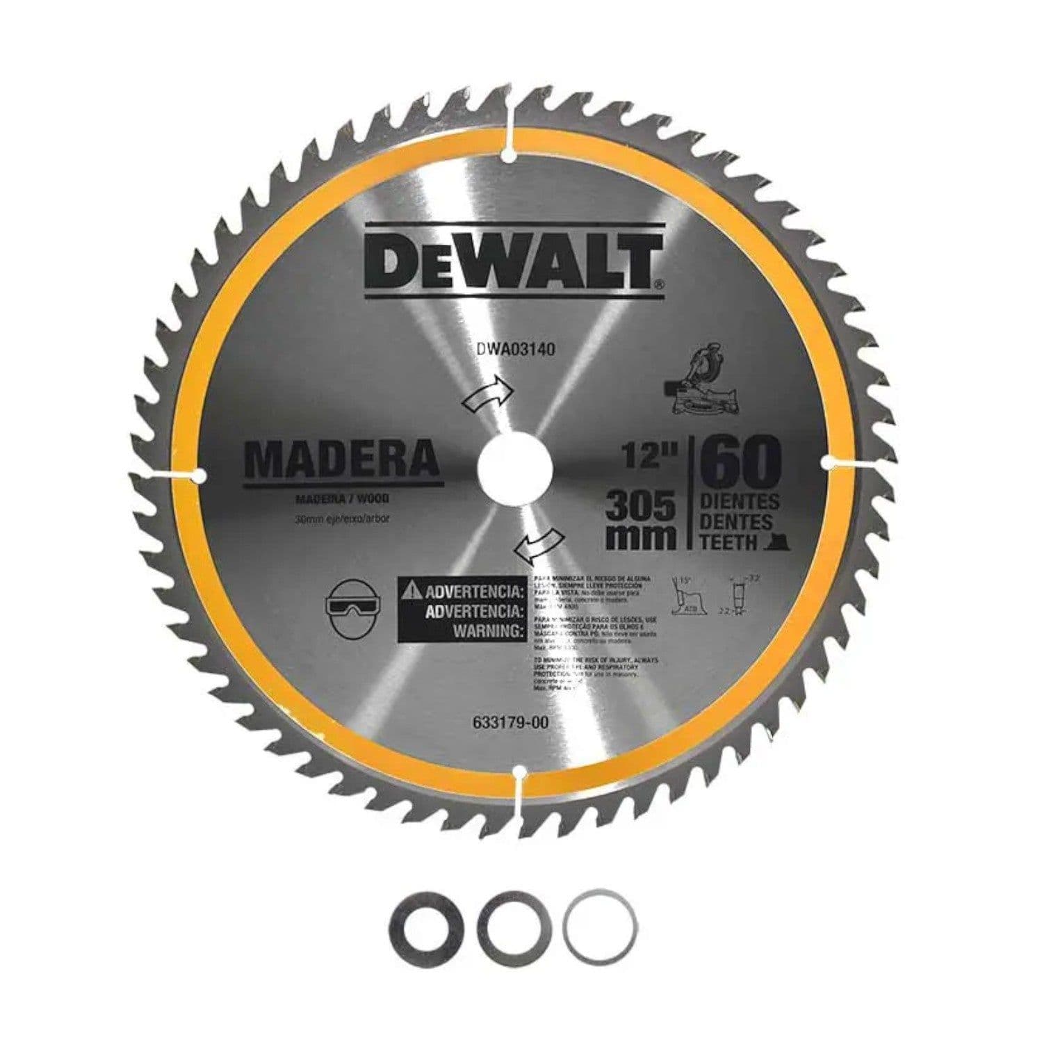 DISCO MADERA 12" X 60T UYUSTOOLS