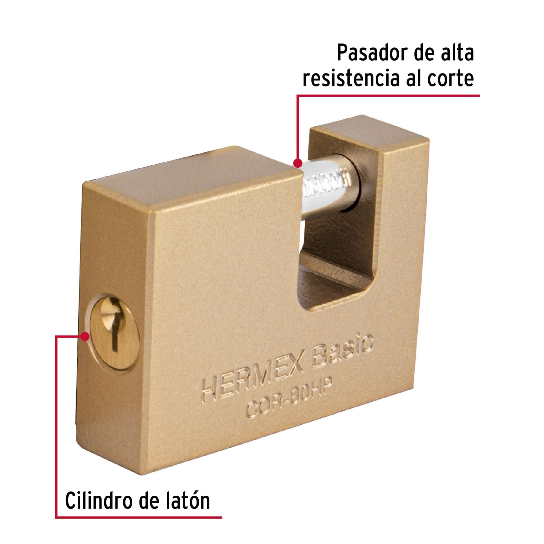 CANDADO 80MM