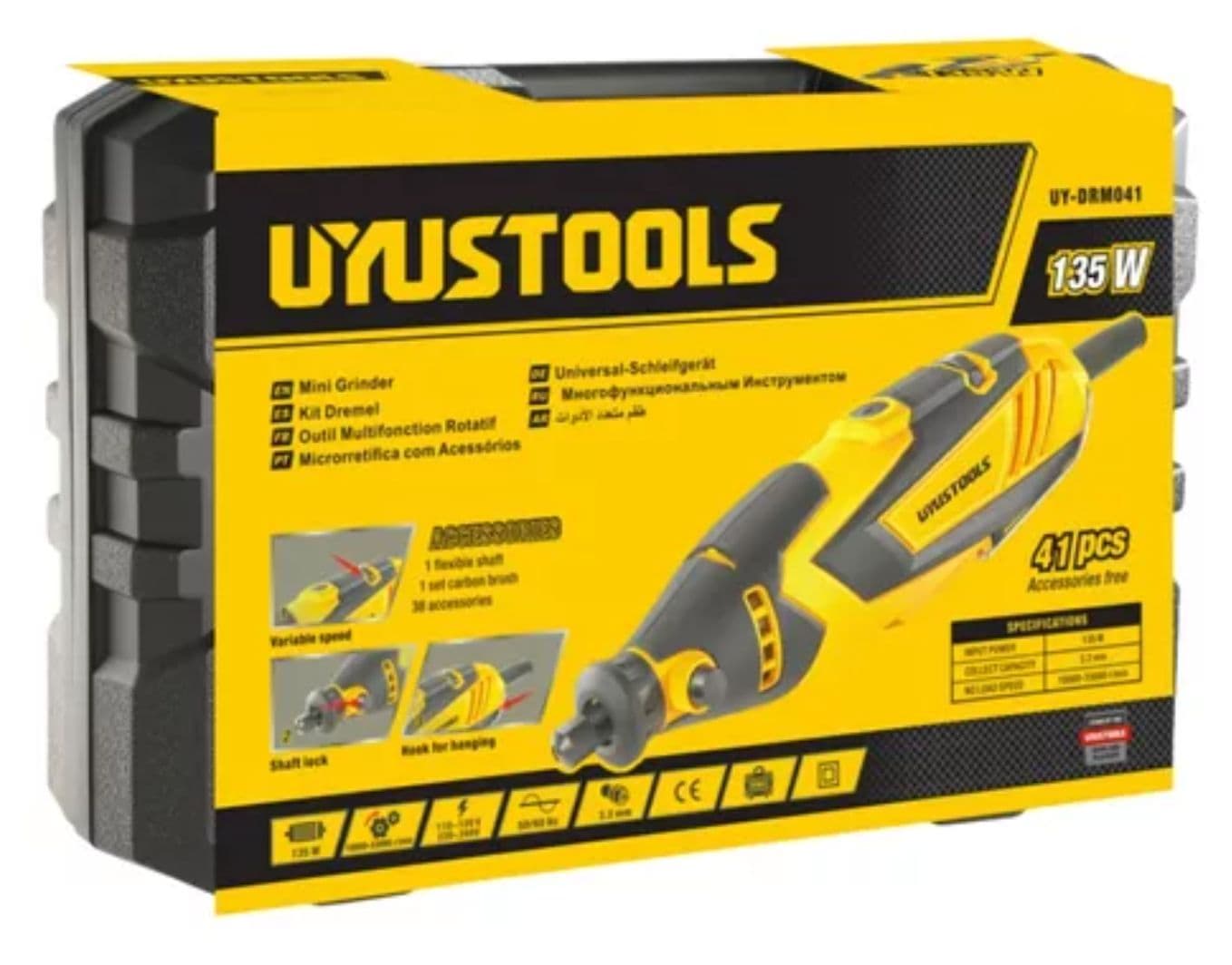 KIT DREMEL 41PCS 135W UYU (E)
