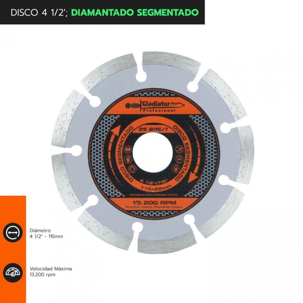 DISCO SEGMENTADO 4,5