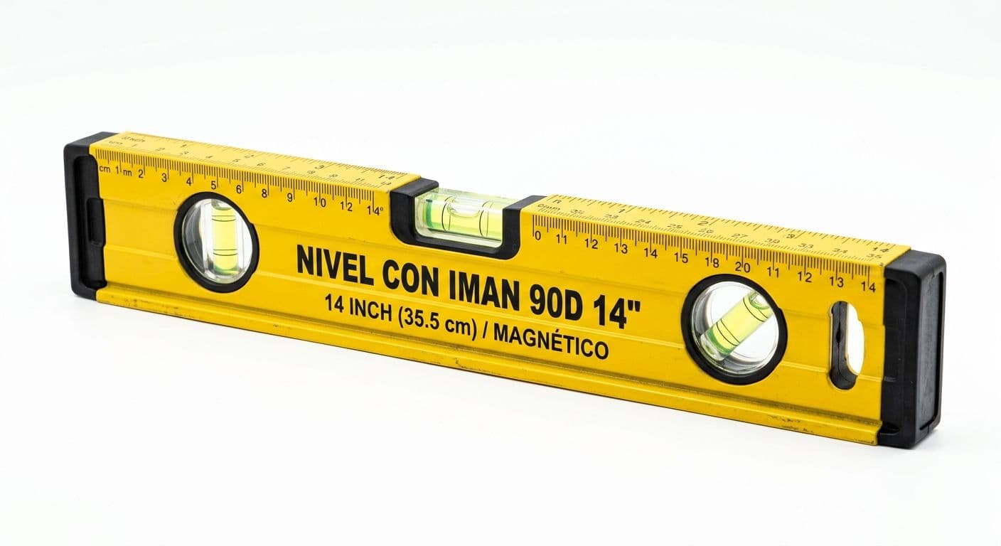 NIVEL CON IMAN 90D 14"