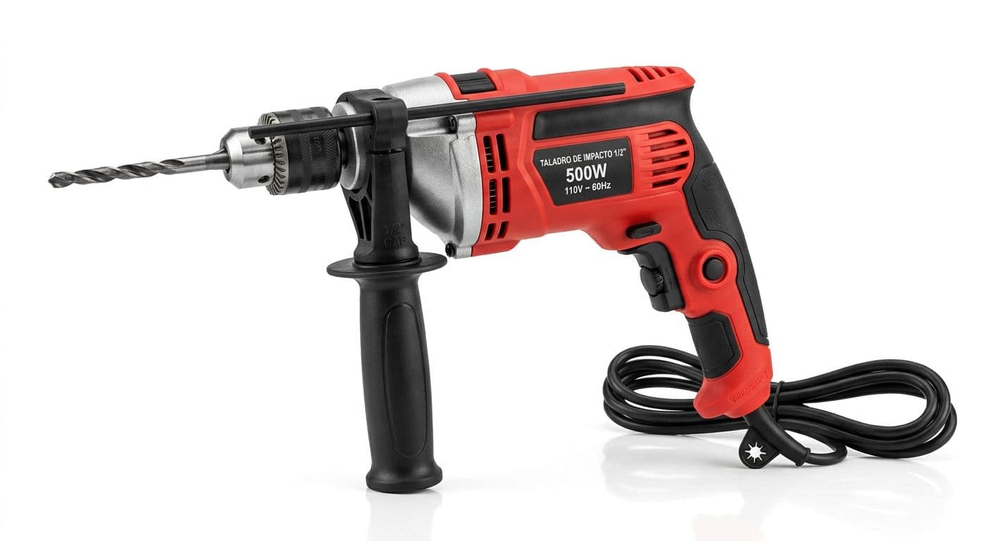 TALADRO DE IMPACTO 1/2" 500W 110V/60HZ