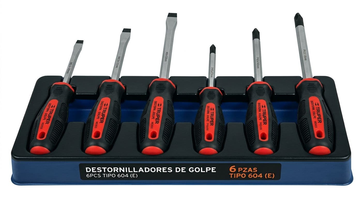DESTORN. GOLPE UYUSTOOLS 6PCS TIPO 604 (Ε)