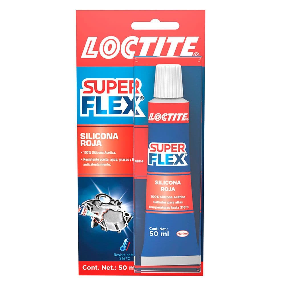 Loctite Super Flex Roja 50 Ml
