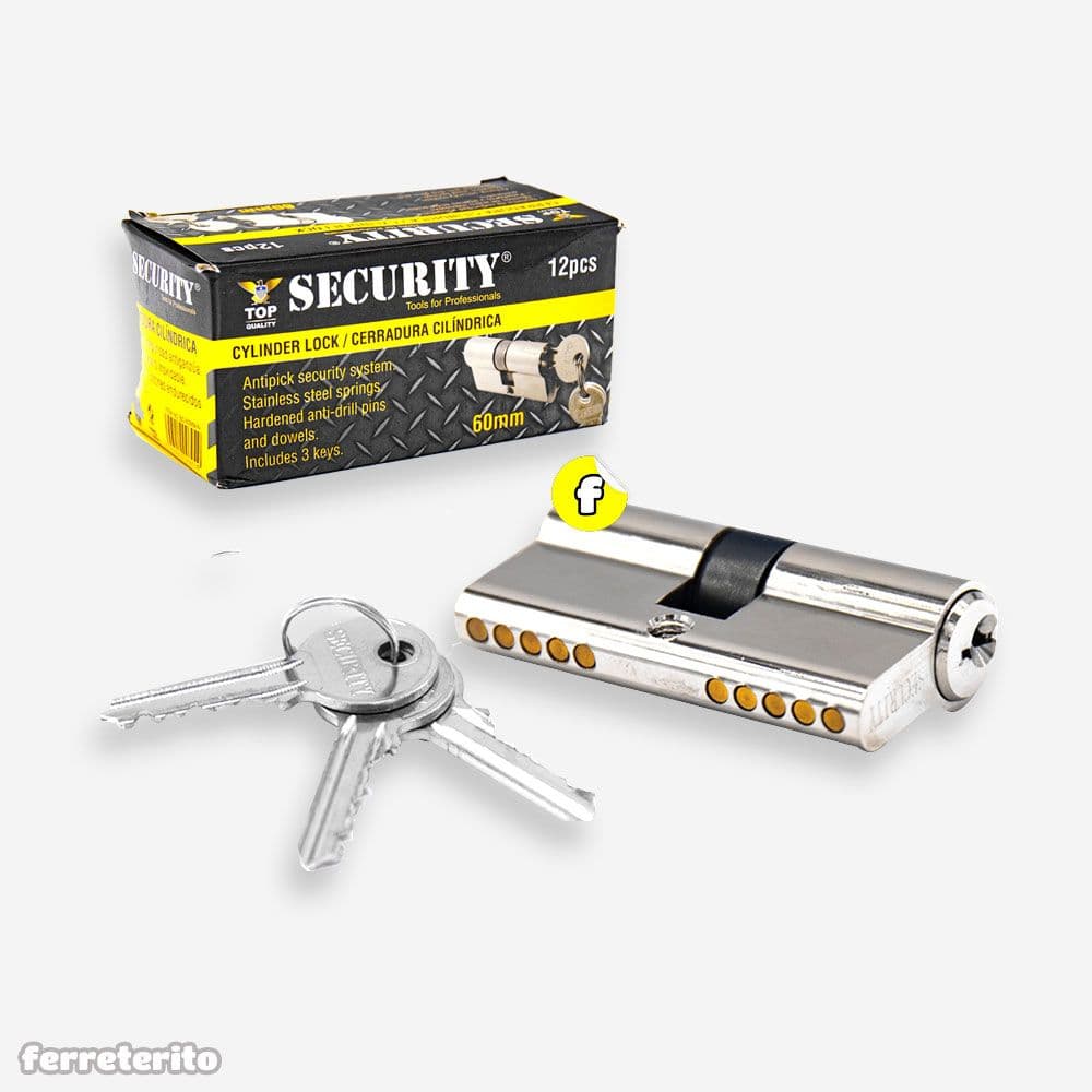 CILINDRO PARA CERRADURA 60MM