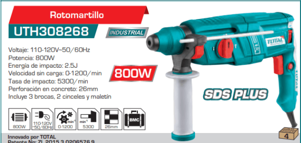 MARTILLO ROTADOR 800W