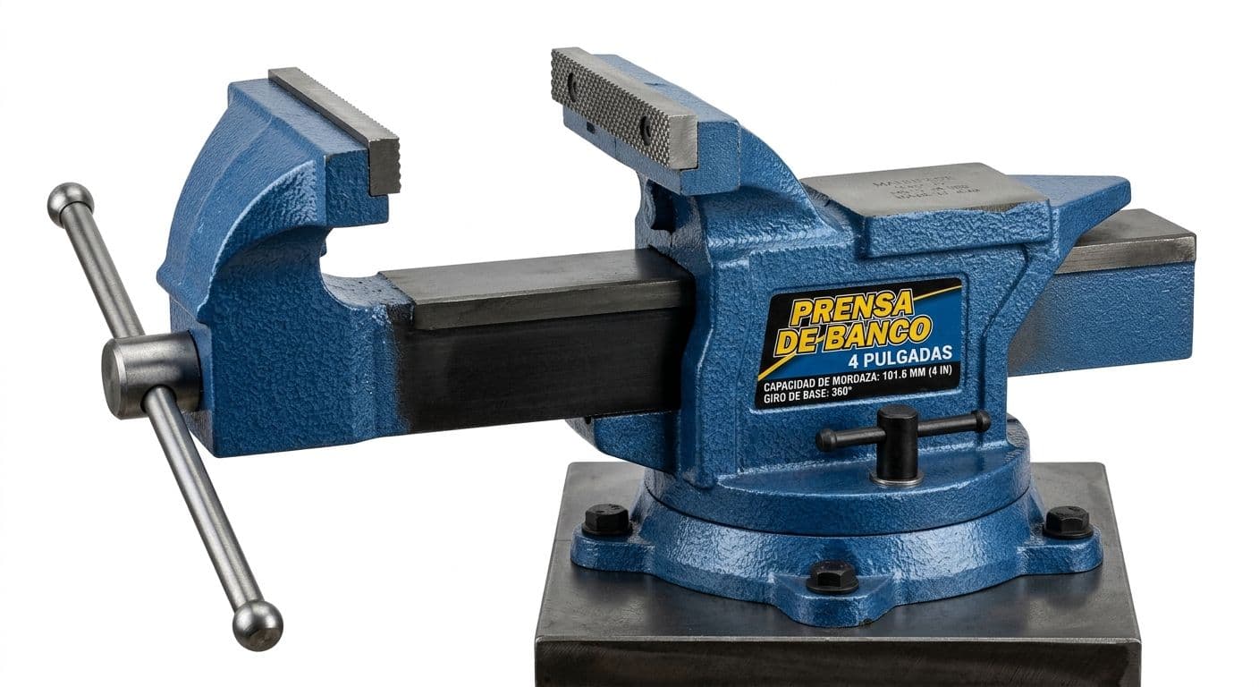 PRENSA DE BANCO GIRATORIA DE 4"